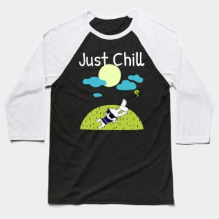 Just Chill Rabbit Baseball T-Shirt